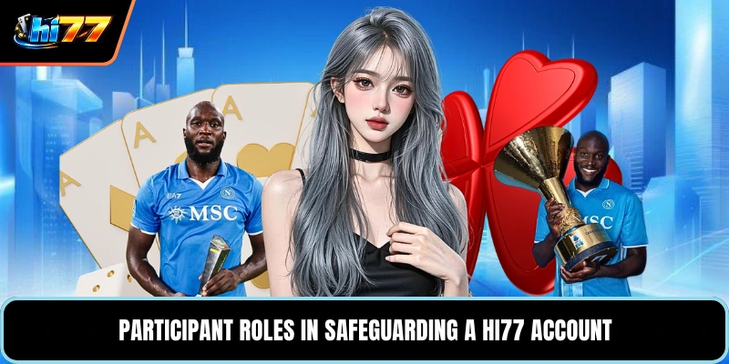 Participant roles in safeguarding a HI77 account